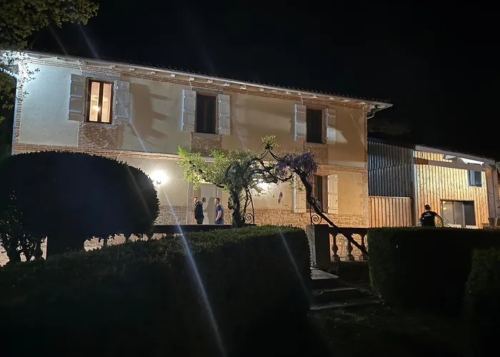 호텔 Restaurant Les Boissieres Bioule