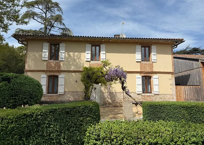 호텔 Restaurant Les Boissieres Bioule